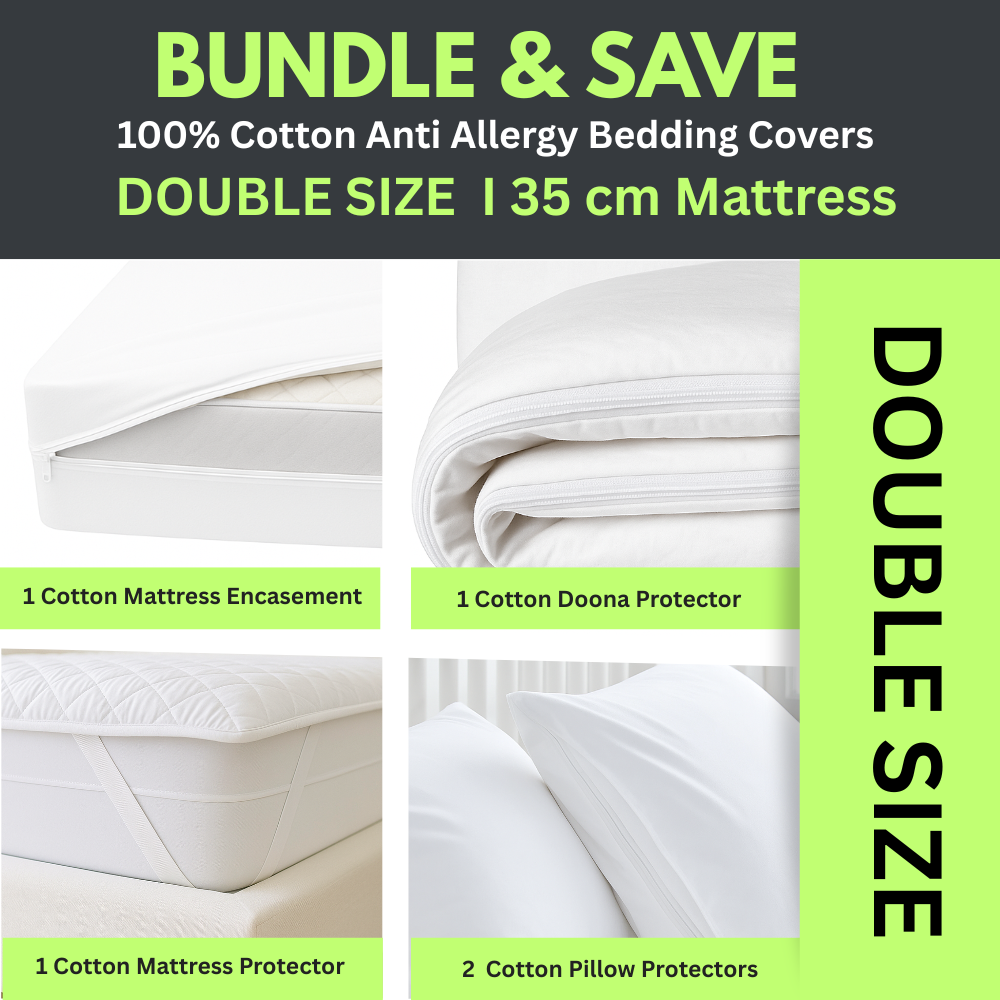 Full bed dust mite allergy protector by Dust Mite Allergy Solutions Australia