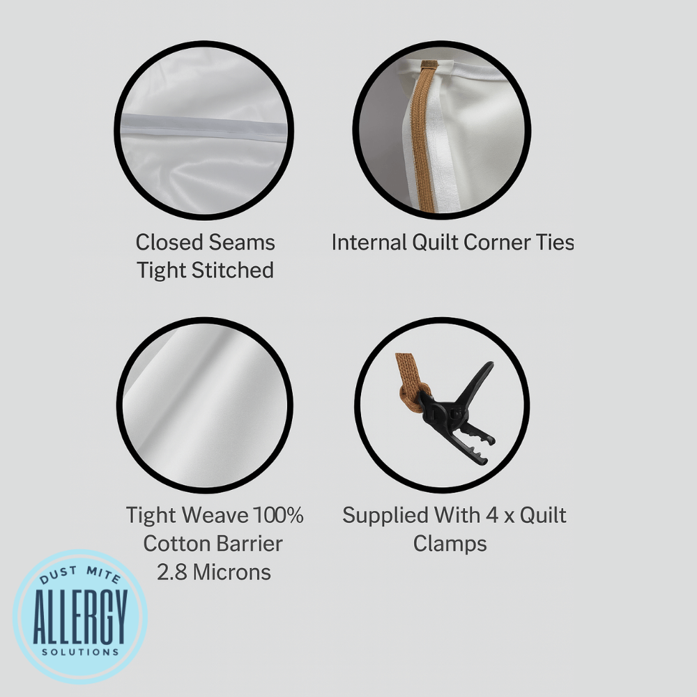 Dust Mite quilt covers Australia