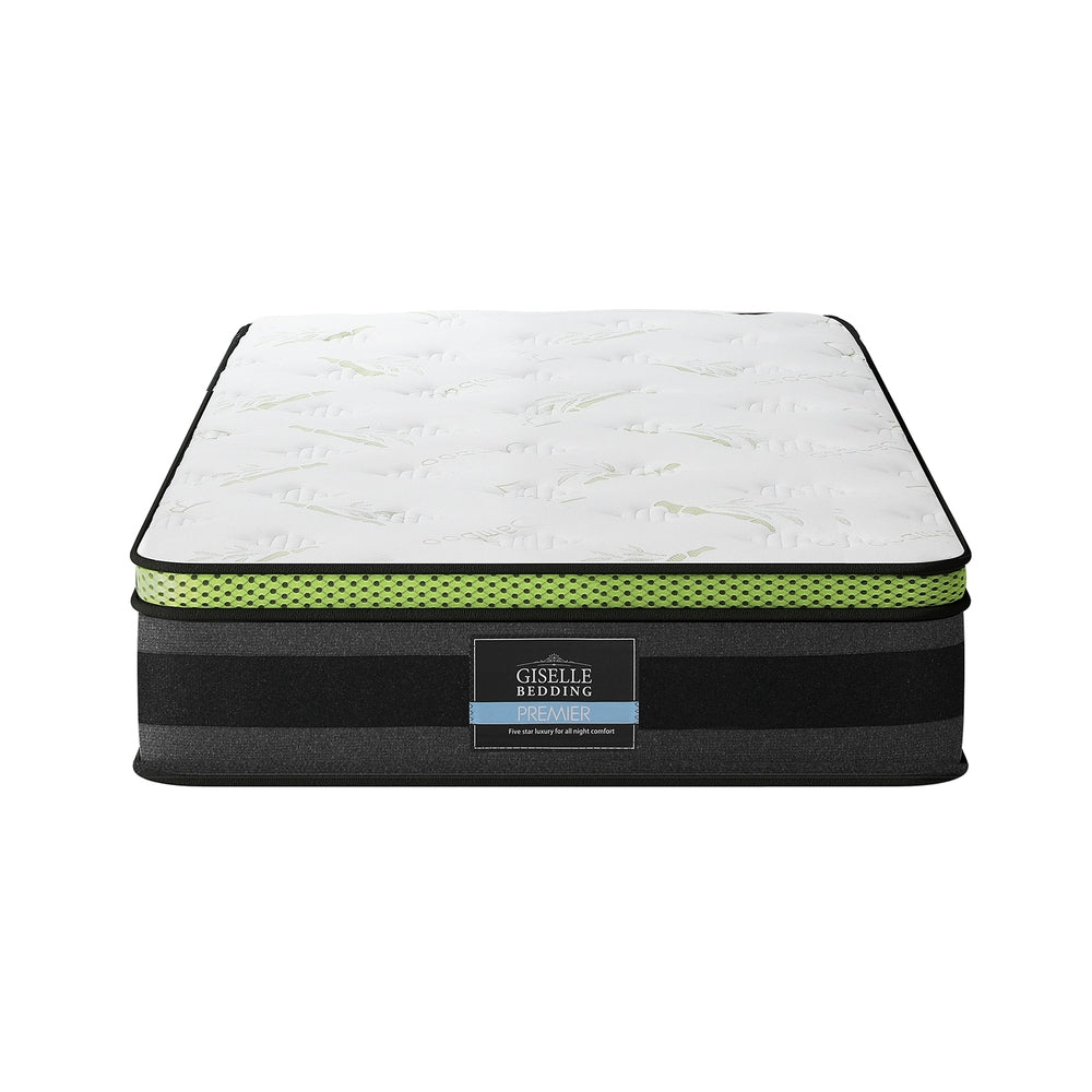 king single mattress, tiberius series mattress, medium-firm gel memory foam mattress, cool gel infused mattress, pocket spring mattress, bamboo fabric mattress, zero partner disturbance mattress, hypoallergenic mattress, dust mite resistant mattress, breathable mattress king, 6-turn coil spring mattress, gel foam pocket spring bed, bed in a box mattress