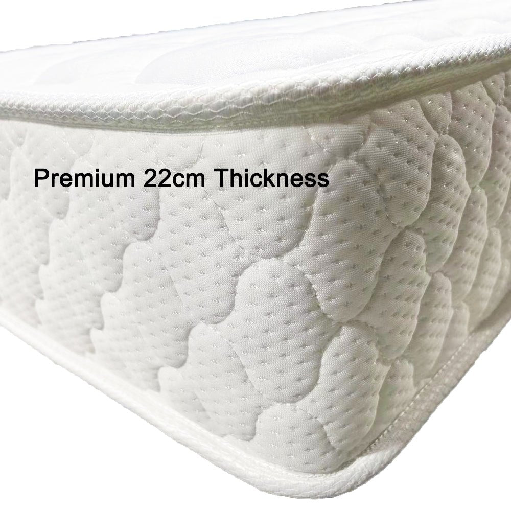 king single hypoallergenic mattress, king single mattress for allergy sufferers, 5-zone pocket spring mattress for allergies, anti-mite mattress king single size,