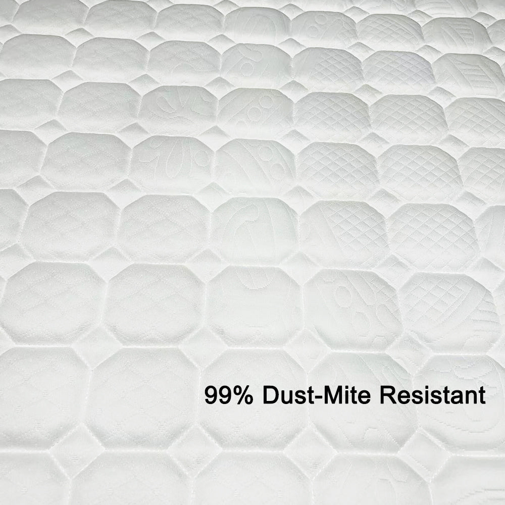 king single hypoallergenic mattress, king single mattress for allergy sufferers, 5-zone pocket spring mattress for allergies, anti-mite mattress king single size,
