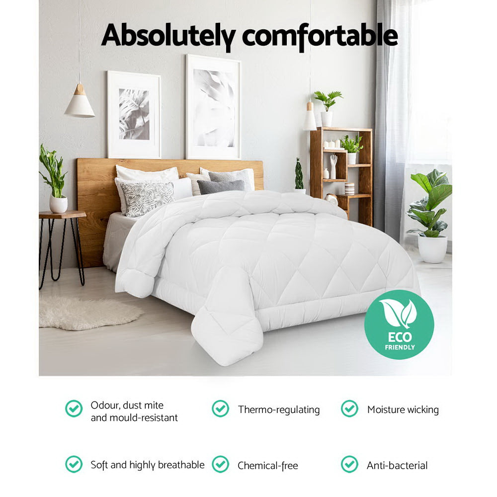 Giselle Bedding 800GSM Microfibre Bamboo Microfiber Quilt