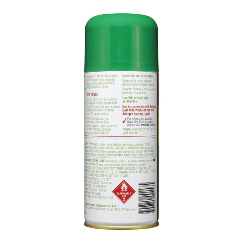 Eucalyptus Dust Mite Spray I Bosisto's I 200g I Dust Mite Allergy Solutions