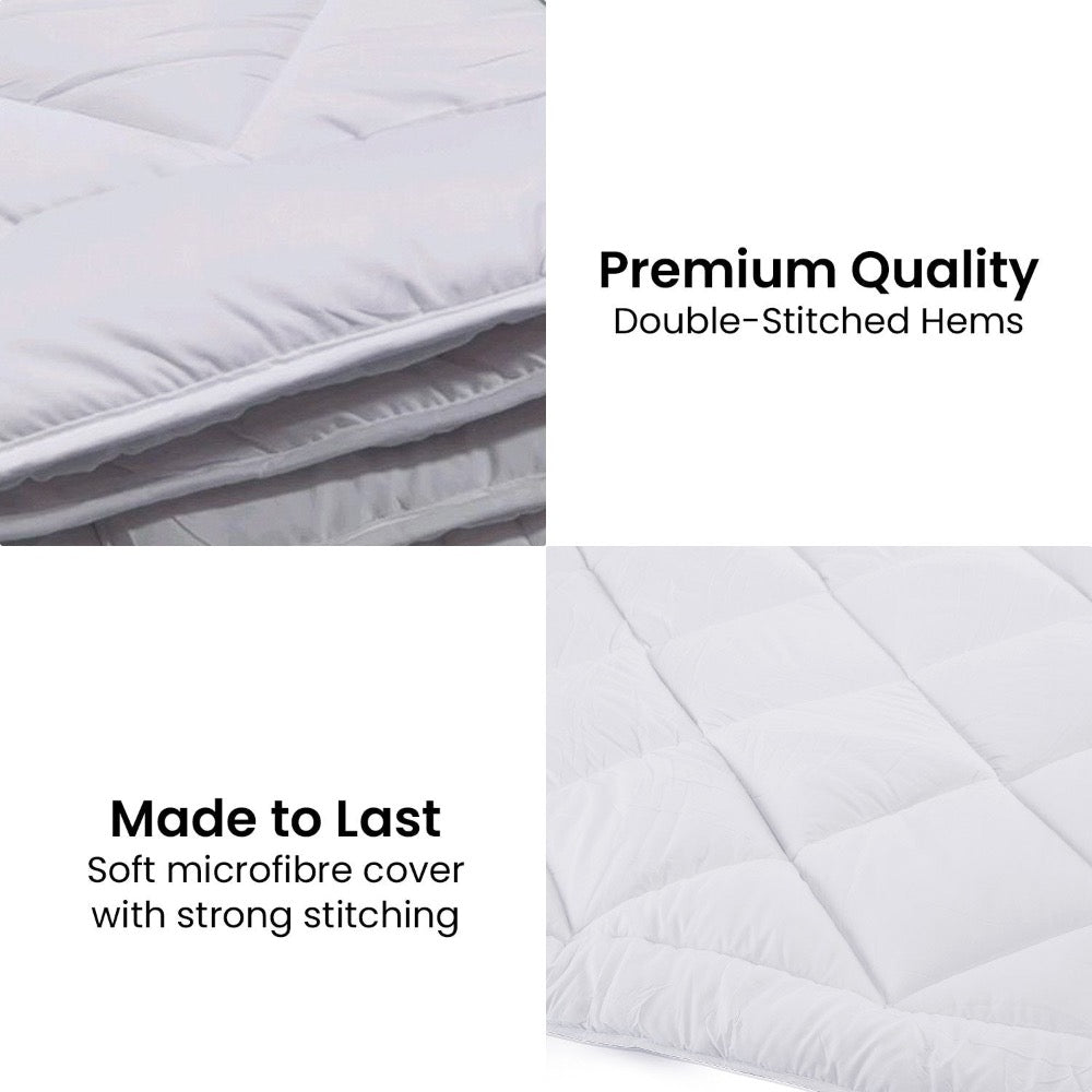 King Size Hypoallergenic Bamboo Microfibre Comforter Quilt 700gsm I Dust Mite Allergy Solutions Australia Dust Mite Resistant - Dust Mite Allergy Solutions - Anti dustmite and anti allergy bedding - Hypoallergenic Quilt - Anti allergy comforter - anti dustmite duvet - Anti dustmite hypoallergenic