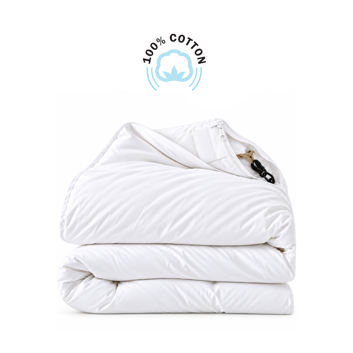 100% Cotton Dust Mite Quilt Protector & Doona Encasement
