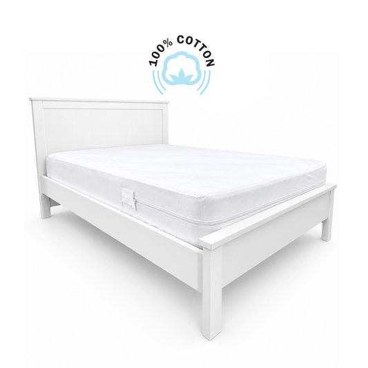 100% cotton dust mite mattress protector Australia
