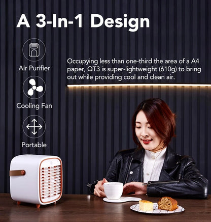 Smart Air QT3 Portable Air Purifier CADR 40