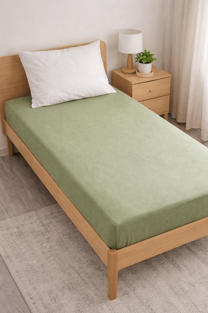 Bamboo single bed fitted sheet | Dust Mite Allergy Solutions Australia