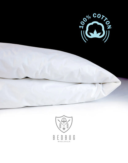 100% Cotton Dust Mite Protector Bundle I King I 25 cm Mattress Encasement I Standard Pillow Cases