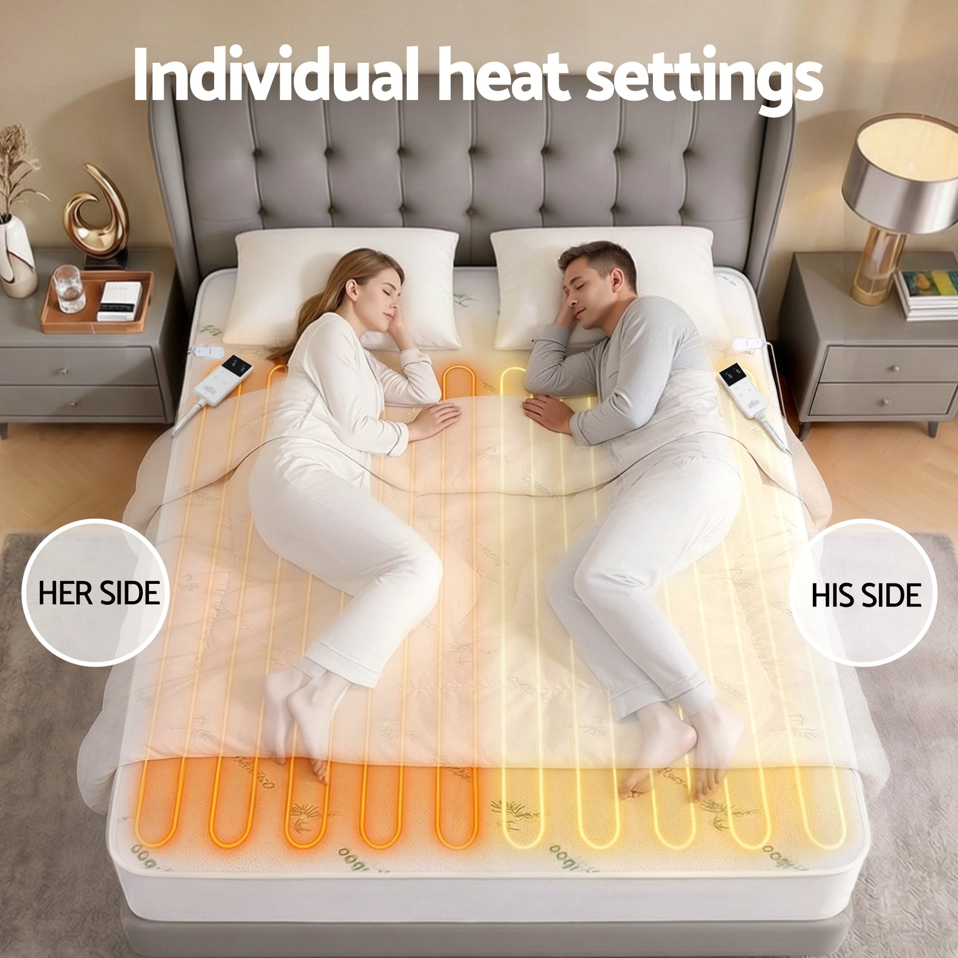 Giselle Electric Blanket | Bamboo Fabric | Fitted | King