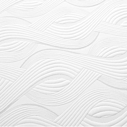 White textured pattern on a white background