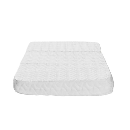 Foldable Baby Cot Mattress | Cool Gel Memory Foam | Bamboo Cover | Portable Tri-Fold