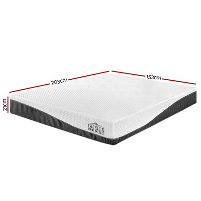 Cool gel memory foam mattress 21cm queen with anti-slip base – Dust Mite Allergy Solutions Australia