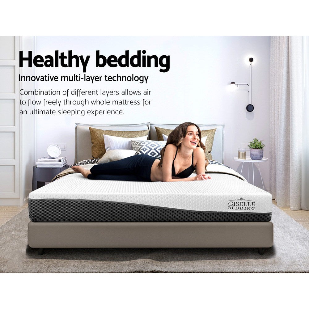 Giselle Bedding queen memory foam mattress medium firm support – Dust Mite Allergy Solutions Australia