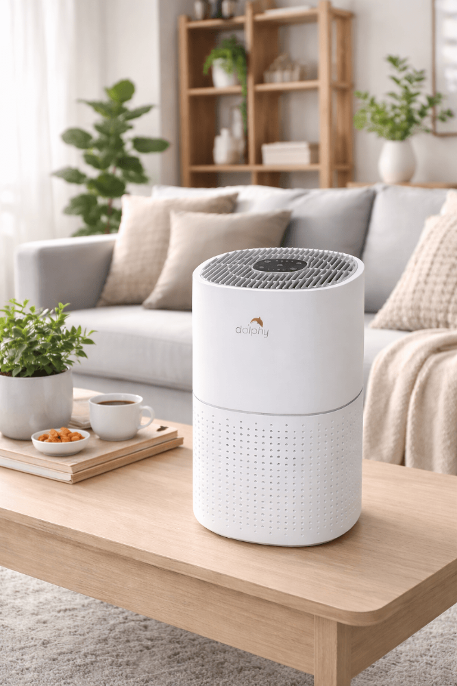 HEPA Air Purifier for allergies Medium Rooms 75W Air Cleaner Up to 40m-2