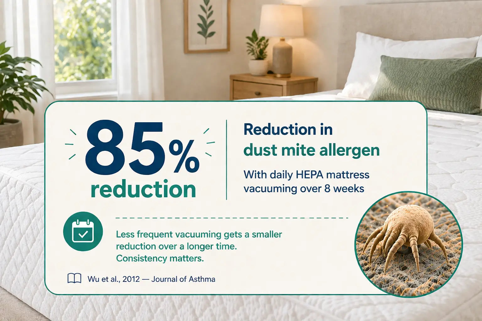 How to vacuum to reduce dust mite allergies
