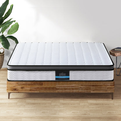 king size mattress, cool gel memory foam, 25cm mattress, Giselle Bedding Sorrento, hypoallergenic mattress, medium-firm mattress, Bonnell spring, breathable mattress, luxury sleep surface