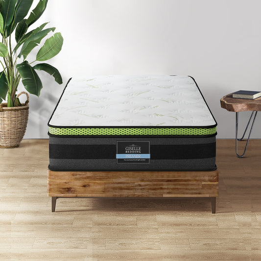 king single mattress, tiberius series mattress, medium-firm gel memory foam mattress, cool gel infused mattress, pocket spring mattress, bamboo fabric mattress, zero partner disturbance mattress, hypoallergenic mattress, dust mite resistant mattress, breathable mattress king, 6-turn coil spring mattress, gel foam pocket spring bed, bed in a box mattress