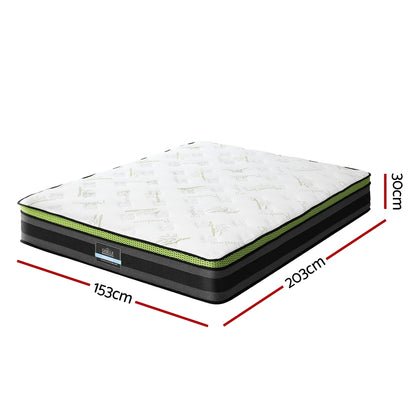 Anti Dust Mite Cool Gel Memory Foam Mattress | Queen Size | 30cm | Free Shipping
