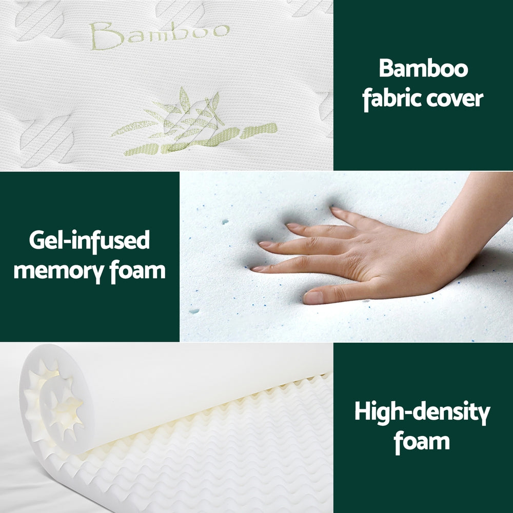 Anti Dust Mite Cool Gel Memory Foam Mattress | Queen Size | 30cm | Free Shipping