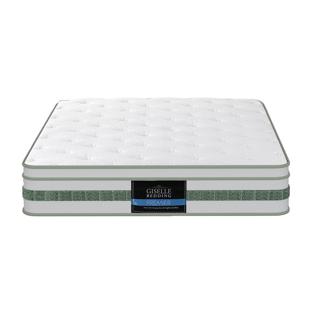 Medium-firm King Single Euro Top mattress with green tea foam Dust Mite Allergy Solutions Australia
