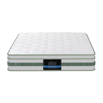 Medium-firm King Single Euro Top mattress with green tea foam Dust Mite Allergy Solutions Australia