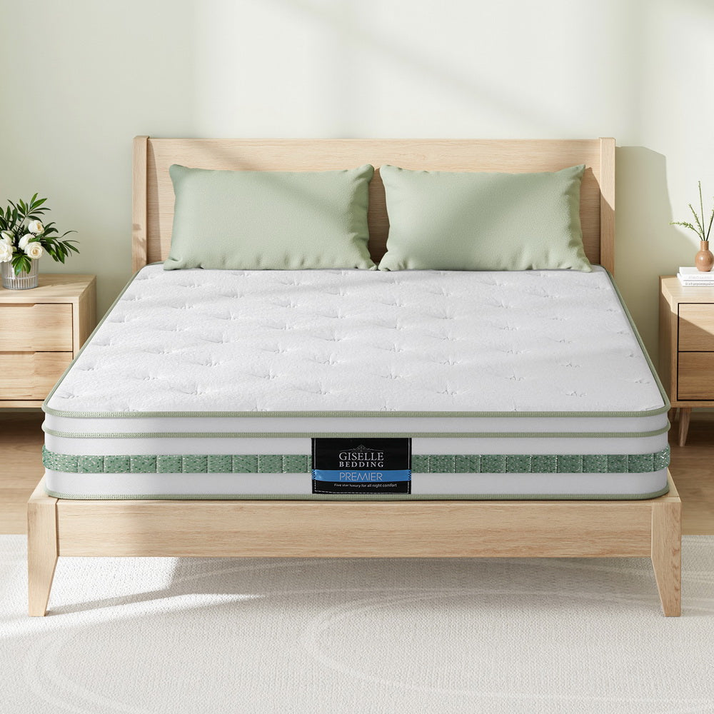 20cm Giselle Mattress Green Tea Mattresses Queen
