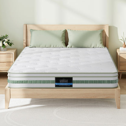 20cm Giselle Mattress Green Tea Mattresses Queen