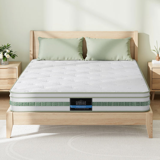 20cm Giselle Mattress Green Tea Mattresses Queen