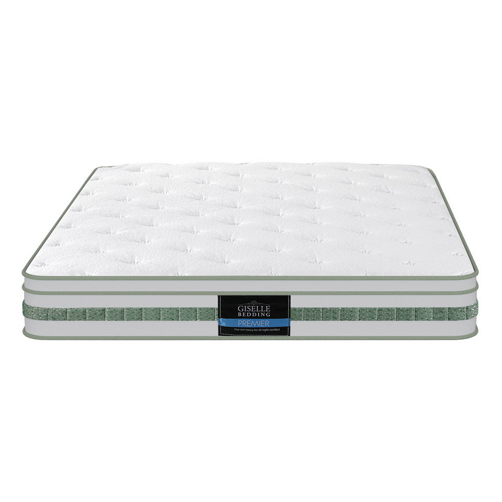 20cm Giselle Mattress Green Tea Mattresses Queen