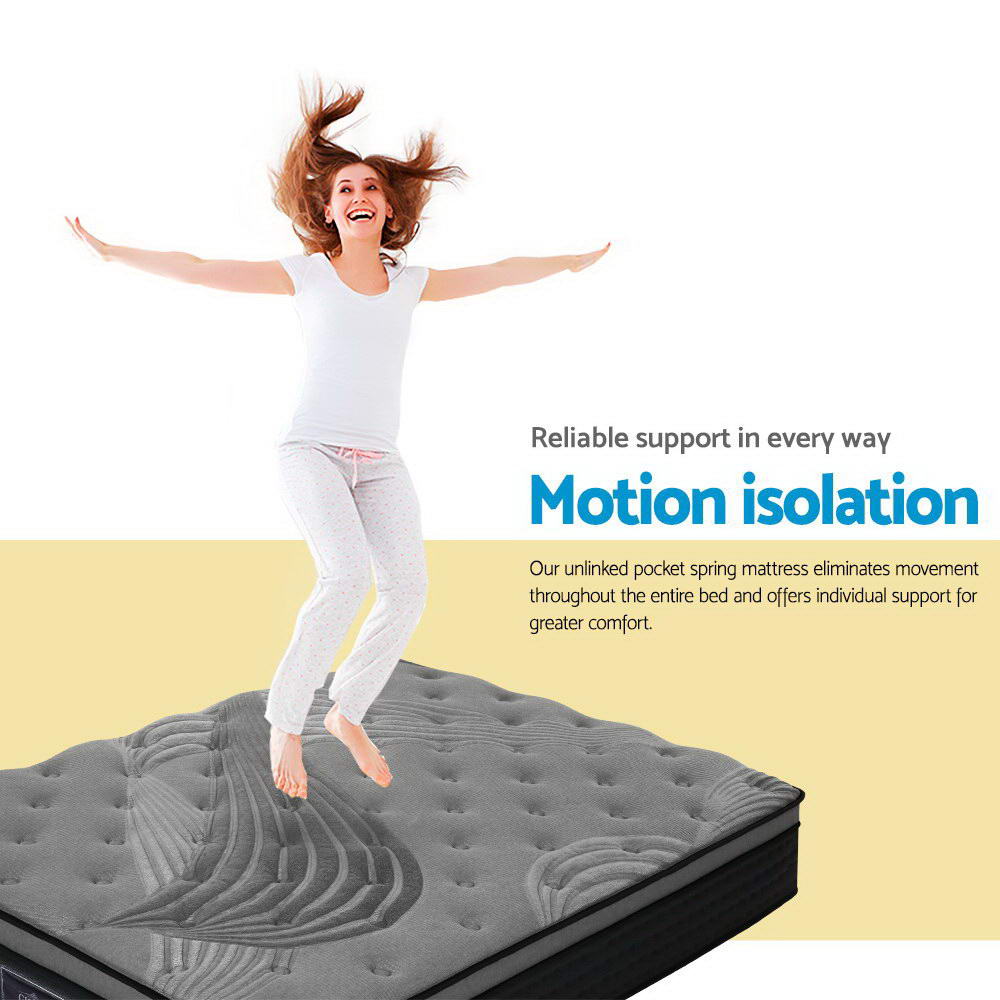 Dust Mite Allergy Solutions Australia; 34cm Euro Top Mattress, medium-firm mattress, bamboo charcoal fabric mattress, high-density foam mattress, plush Euro Top, pocket spring mattress, 5-zoned pocket springs, independent coil system, motion isolation mattress, orthopedic support mattress, breathable mattress cover, hypoallergenic mattress, pressure relief mattress, luxury mattress, durable mattress, ergonomic sleep support, hotel-quality mattress, free shipping, 