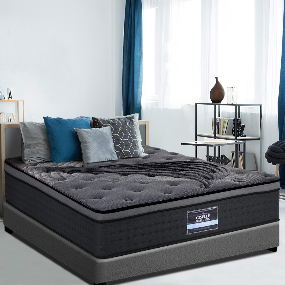 Dust Mite Allergy Solutions Australia; 34cm Euro Top Mattress, medium-firm mattress, bamboo charcoal fabric mattress, high-density foam mattress, plush Euro Top, pocket spring mattress, 5-zoned pocket springs, independent coil system, motion isolation mattress, orthopedic support mattress, breathable mattress cover, hypoallergenic mattress, pressure relief mattress, luxury mattress, durable mattress, ergonomic sleep support, hotel-quality mattress, free shipping, 