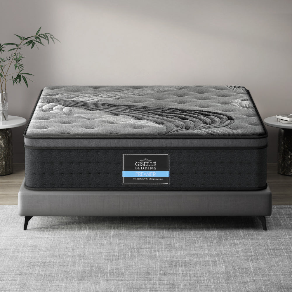 Dust Mite Allergy Solutions Australia; 34cm Euro Top Mattress, medium-firm mattress, bamboo charcoal fabric mattress, high-density foam mattress, plush Euro Top, pocket spring mattress, 5-zoned pocket springs, independent coil system, motion isolation mattress, orthopedic support mattress, breathable mattress cover, hypoallergenic mattress, pressure relief mattress, luxury mattress, durable mattress, ergonomic sleep support, hotel-quality mattress, free shipping, 