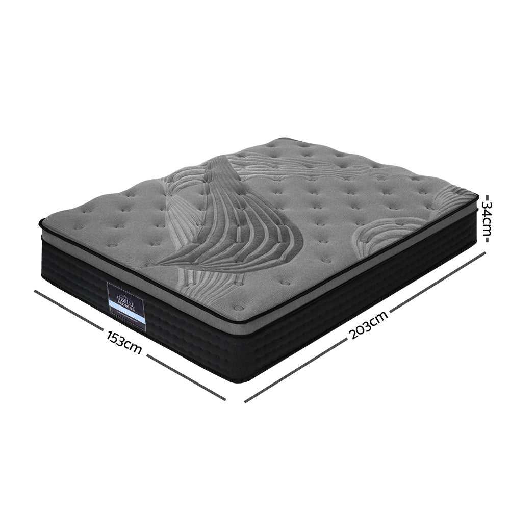Queen size dust mite allergy mattress, dust mite allergy solutions Australia, 34cm queen Euro Top mattress, medium-firm queen mattress, queen bamboo charcoal fabric mattress, high-density foam queen mattress, plush Euro Top queen mattress, queen pocket spring mattress, 5-zoned pocket spring queen mattress, independent coil system queen mattress, motion isolation queen mattress, orthopedic support queen mattress, breathable queen mattress cover, hypoallergenic queen mattress, pressure relief queen mattress, 