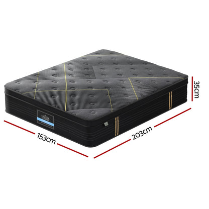 Giselle Bedding Midnight Series Mattress | 35cm Hybrid | Queen
