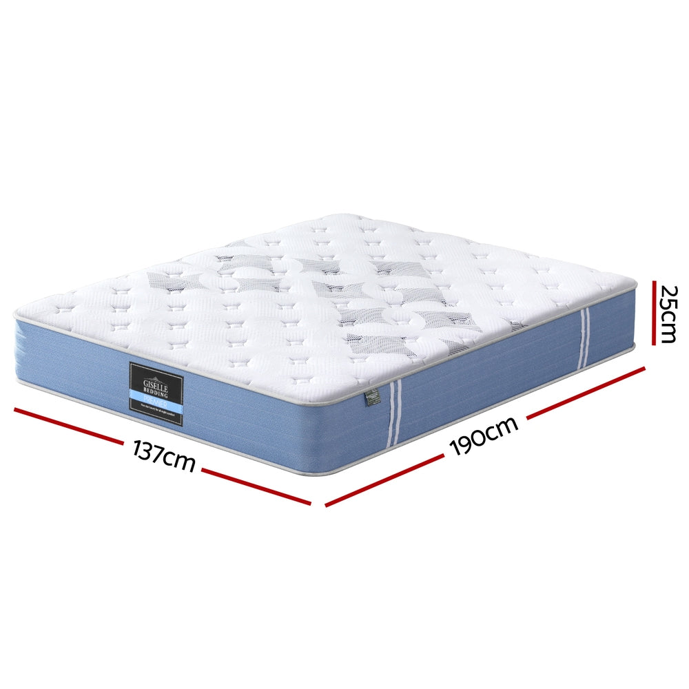 25cm Giselle Mattress Pocket Spring Mattresses Double