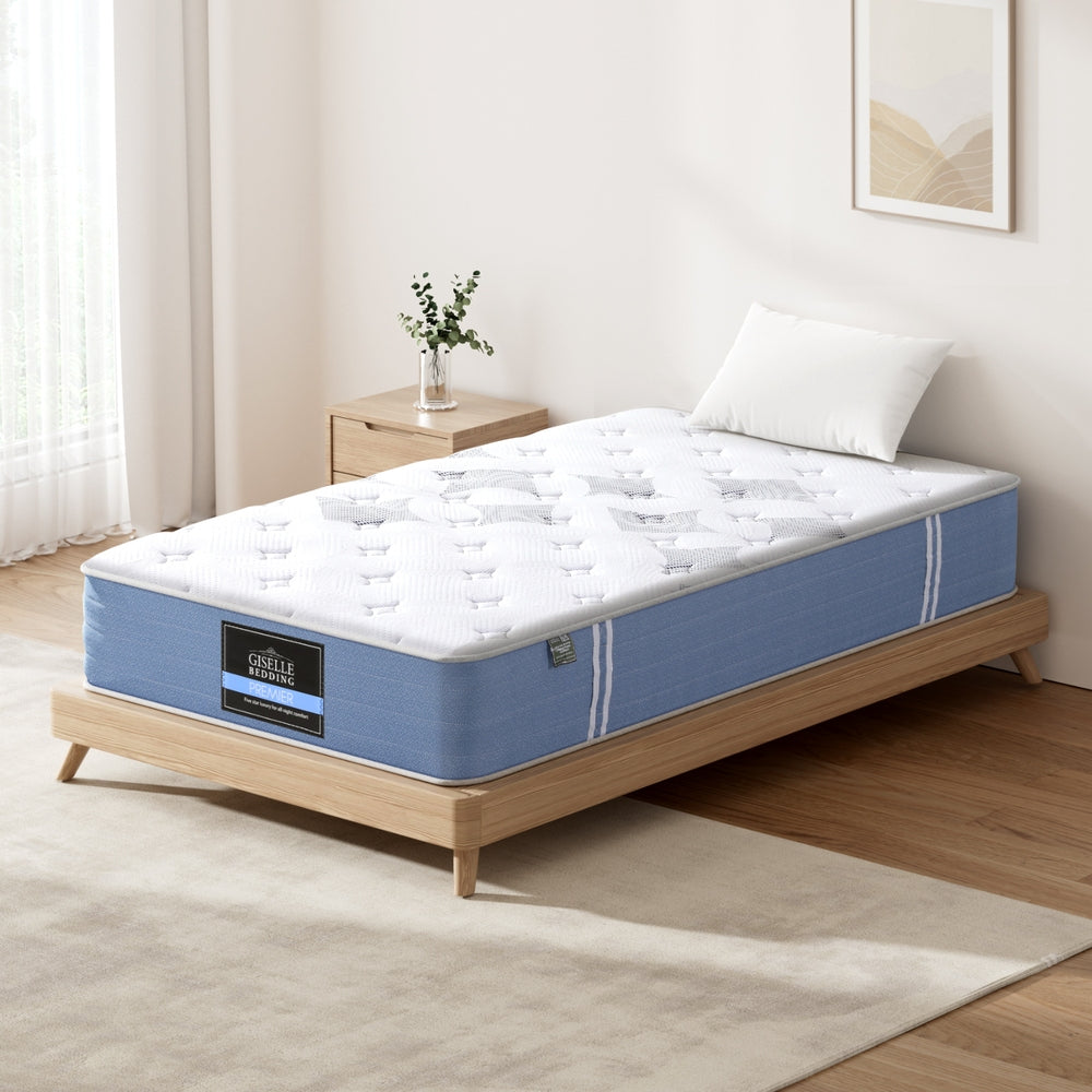 25cm Giselle Mattress Pocket Spring Mattresses Single