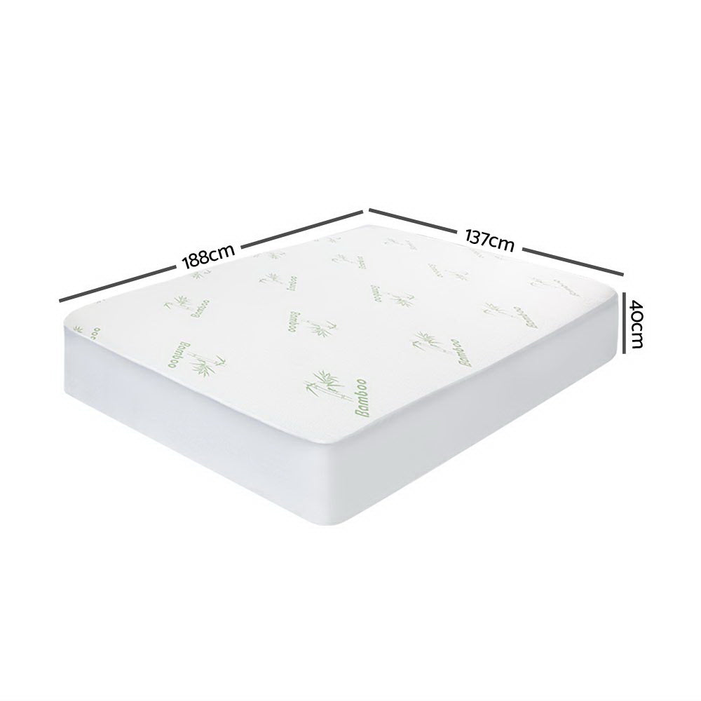 Giselle Bedding Bamboo Mattress Protector | Waterproof | Double