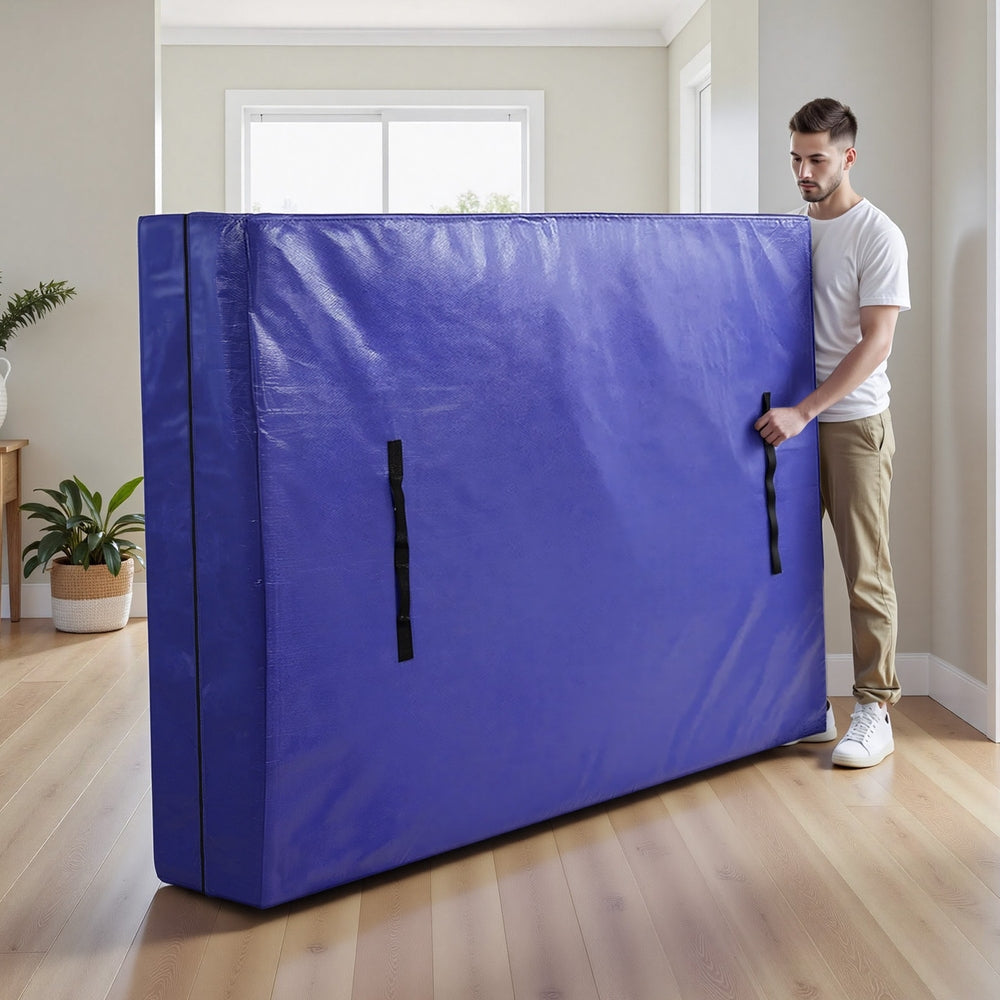 King mattress storage and moving bag with waterproof dust cover
