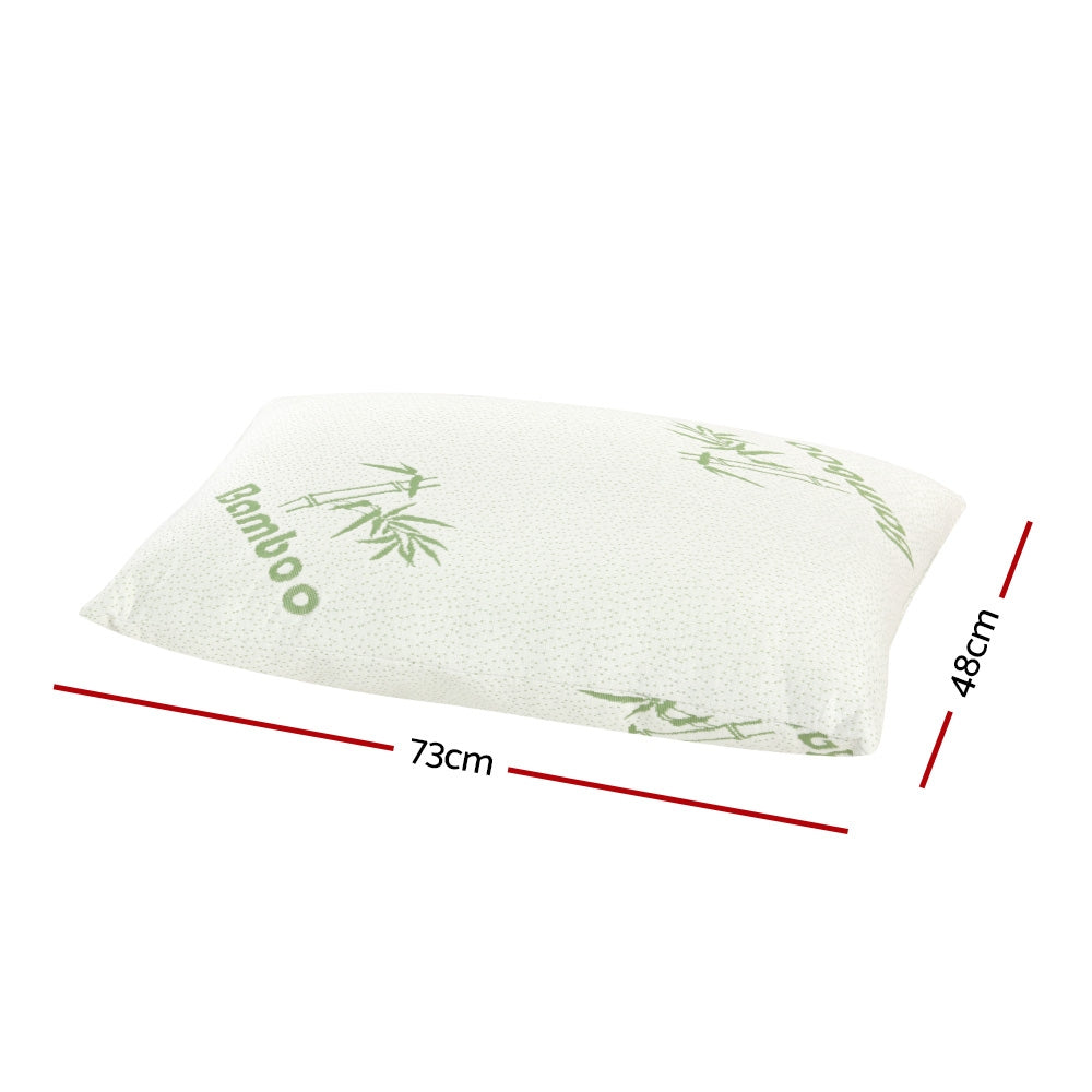 Giselle Bedding Bamboo Pillow | 4 Pack | Family Hotel Pack
