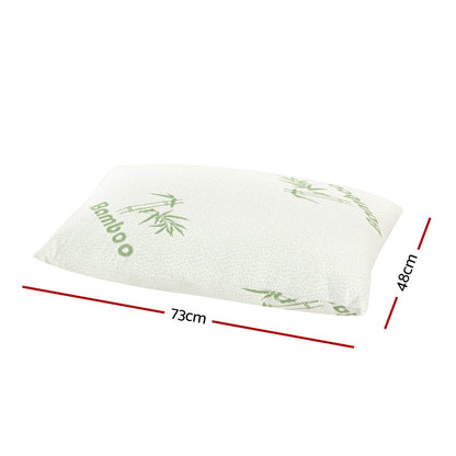 Giselle Bedding Bamboo Pillow | 4 Pack | Family Hotel Pack
