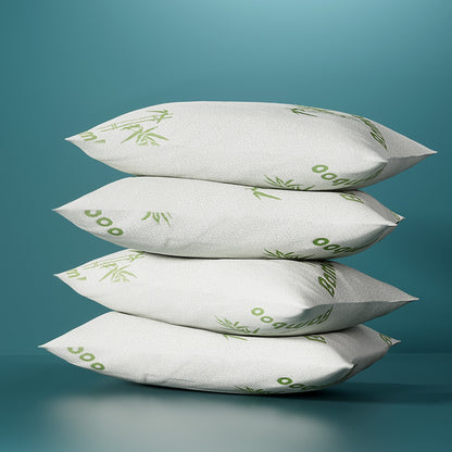 Giselle Bedding Bamboo Pillow | 4 Pack | Family Hotel Pack