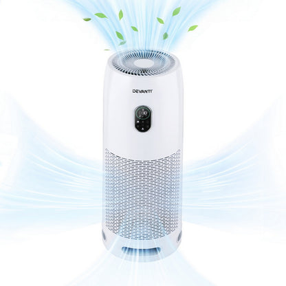 Devanti air purifier with UV lamp and negative ion function