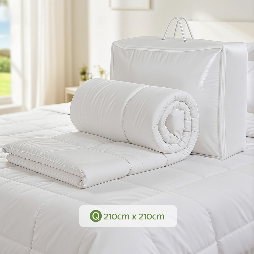 Giselle Bedding 200GSM Bamboo Blend Summer Quilt | Queen