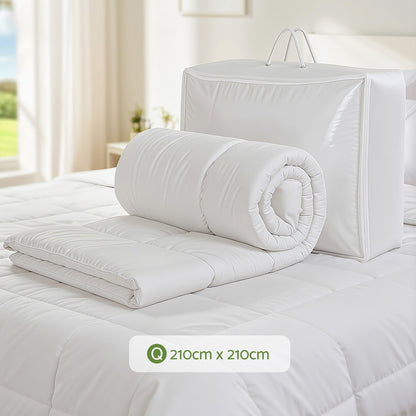 Giselle Bedding 200GSM Bamboo Blend Summer Quilt | Queen