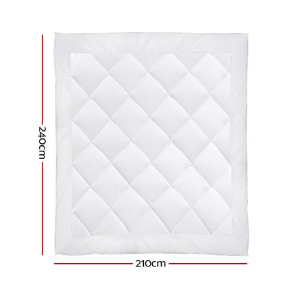 King Size Hypoallergenic Bamboo Microfibre Quilt 400GSM I Dust Mite Allergy Solutions Australia Dust Mite Resistant - Dust Mite Allergy Solutions - Anti dustmite and anti allergy bedding - Hypoallergenic Quilt - Anti allergy comforter - anti dustmite duvet - Anti dustmite hypoallergenic