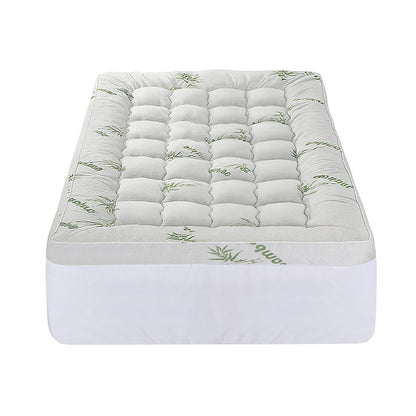 Giselle Bedding 1500GSM Pillowtop Mattress Topper | Bamboo Cover | 11cm | King Single