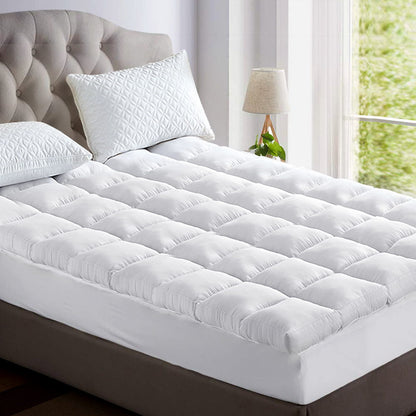 1000GSM Bamboo Pillowtop Mattress Topper | 5cm | Queen | Giselle Bedding