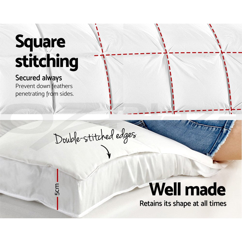 1000GSM Bamboo Pillowtop Mattress Topper | 5cm | Queen | Giselle Bedding