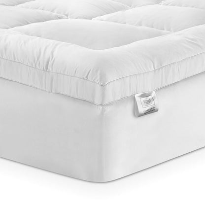 1000GSM Bamboo Pillowtop Mattress Topper | 5cm | Queen | Giselle Bedding